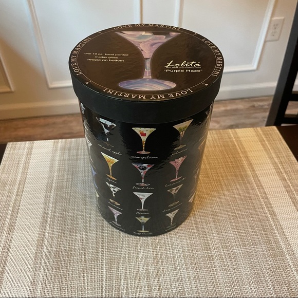 RARE Lolita Purple Haze Martini Glass - Picture 6 of 6
